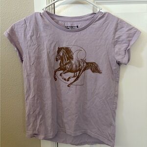 Carhartt Kids Lavender Horse Graphic Tee